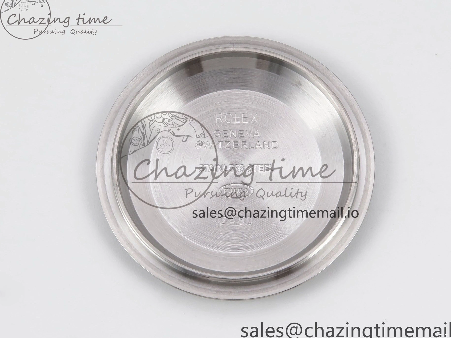 MiroTime 0131 GoodFit DateJust 41 126334 EWEF Best Edition Gray Dial Green Roman on Oyster Bracelet A 1054